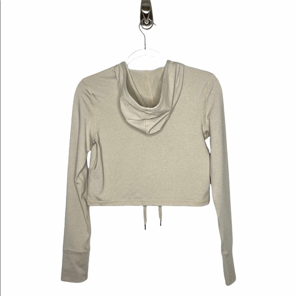 BuffBunny Collection | Jasmine Cropped Hoodie Nude/Tan Medium - Picture 6 of 7